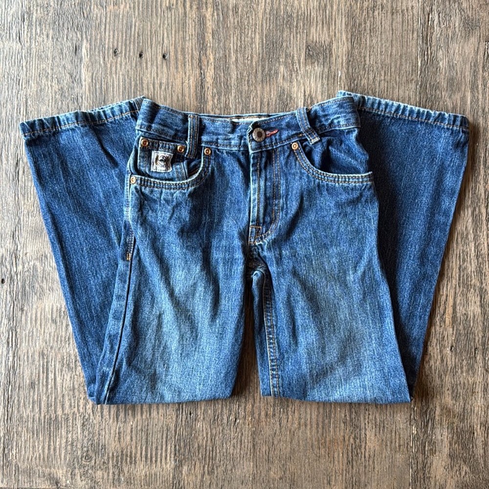 Cinch jeans-Boy’s 8S; MB12881002, medium wash w/adjustable waist. EUC